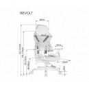 Кресло компьютерное SIGNAL REVOLT черный/красный